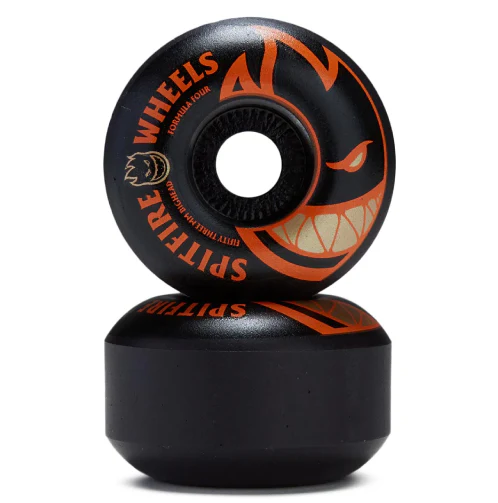 Spitfire F4 Bighead Devil's Night Wheels Black/Orange 53MM 99D - Image 2