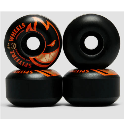 Spitfire F4 Bighead Devil's Night Wheels Black/Orange 53MM 99D - Image 3