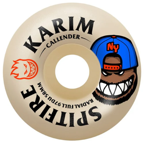 Spitfire F4 Callender Burn Squad Radial Full Wheels 58MM 97D