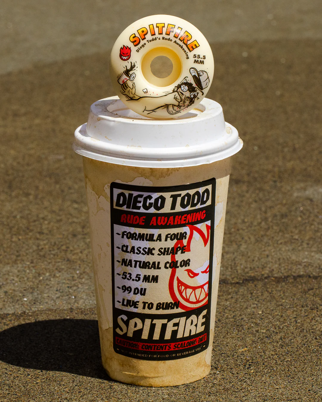 Spitfire F4 Classic Diego Rude Awakening Wheels 99D - Image 2