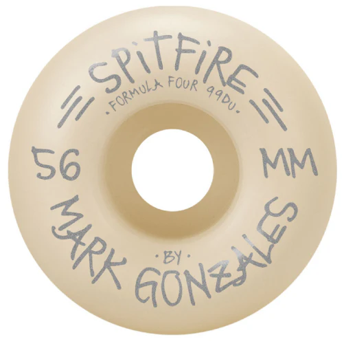 Spitfire F4 Classic Mark Gonzales Shmoo Wheels Blue/Natural 56MM 99D - Image 2