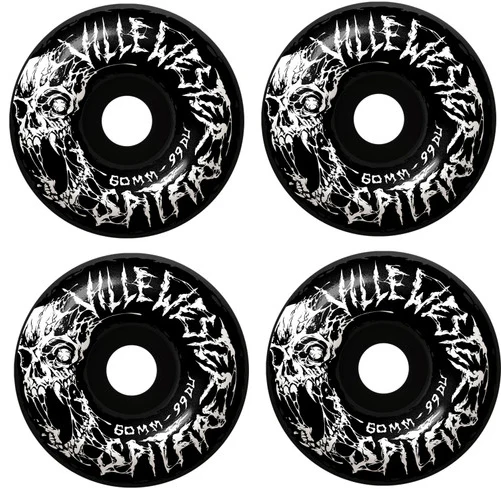 Spitfire F4 Classics Ville Annihilation Wheels Black 60MM 99D - Image 4