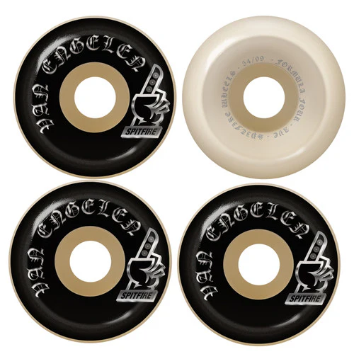 Spitfire F4 Conical Chrome Wheels Natural 54MM 99D - Image 4