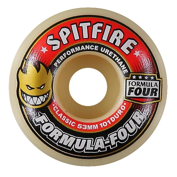 Spitfire F4 Conical Full Red/Natural Wheels 101D
