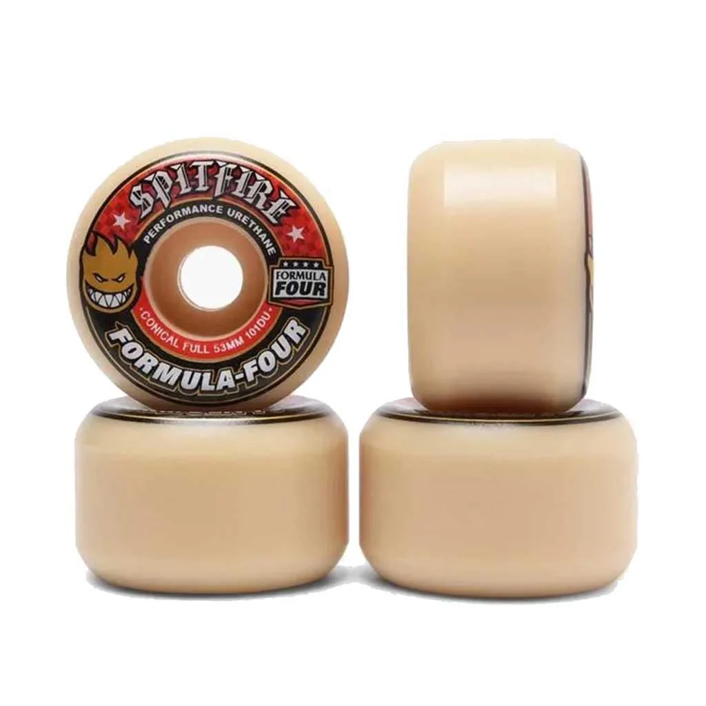 Spitfire F4 Conical Full Red/Natural Wheels 101D - Image 3