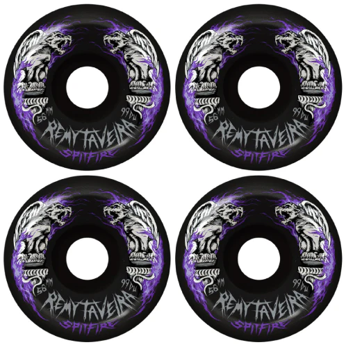 Spitfire F4 Conical Full Taveria Chimera Wheels Black 56MM 99D - Image 2