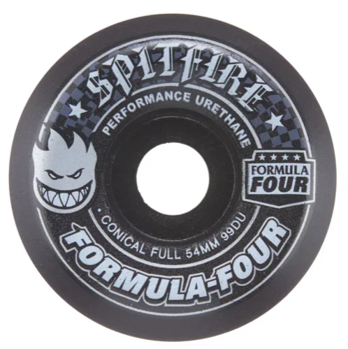 Spitfire F4 Conical Full Wheels Black 54MM 99D