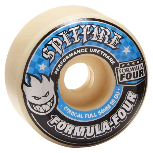 Spitfire F4 Conical Full Wheels Natural/Blue 99D - Image 5