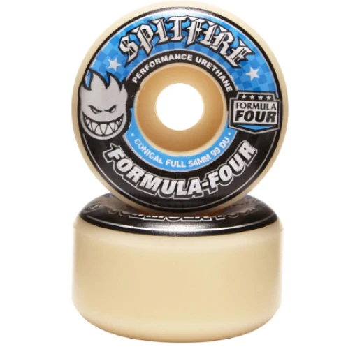 Spitfire F4 Conical Full Wheels Natural/Blue 99D - Image 6