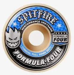 Spitfire F4 Conical Full Wheels Natural/Blue 99D - Image 8