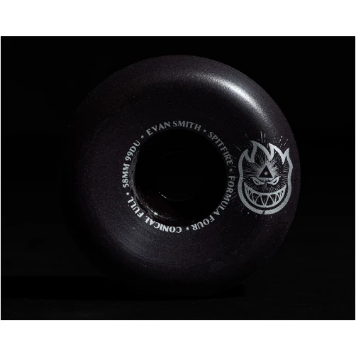 Spitfire F4 Evan Smith Conical Full Wheels Black 58MM 99D - Image 2