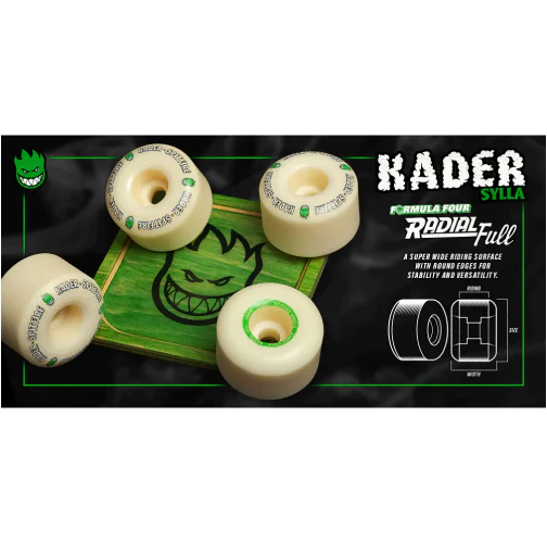 Spitfire F4 Radial Full Kader Puffs Wheels Natural 54MM 99D - Image 4