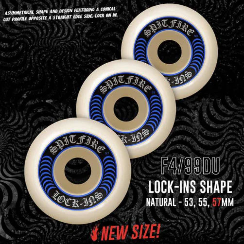 Spitfire F4 Lock-Ins Wheels 55MM 99D - Image 5