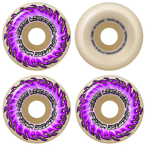 Spitfire F4 OG Classic Skate Like a Girl 54MM 99D - Image 2