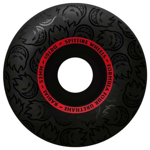 Spitfire F4 Radial Blackout Black, Red 52MM 101D