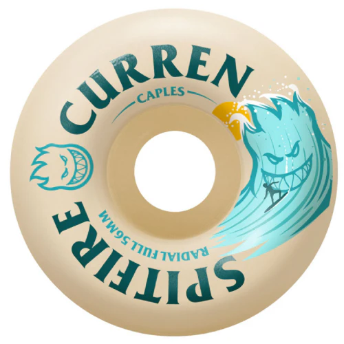 Spitfire F4 Curren Caples Burn Squad Radial Full Wheels 56MM 99D