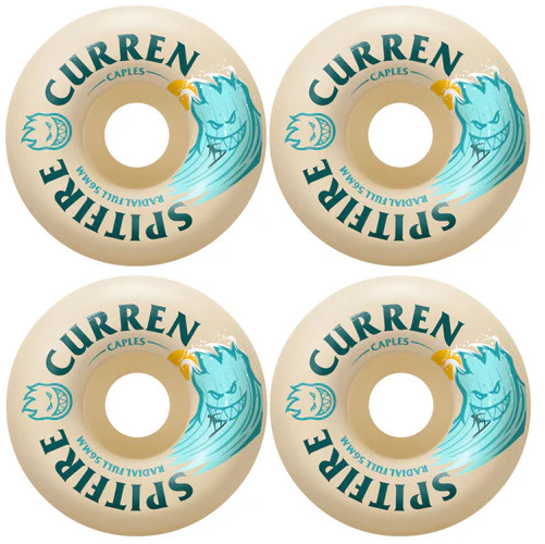Spitfire F4 Curren Caples Burn Squad Radial Full Wheels 56MM 99D - Image 2