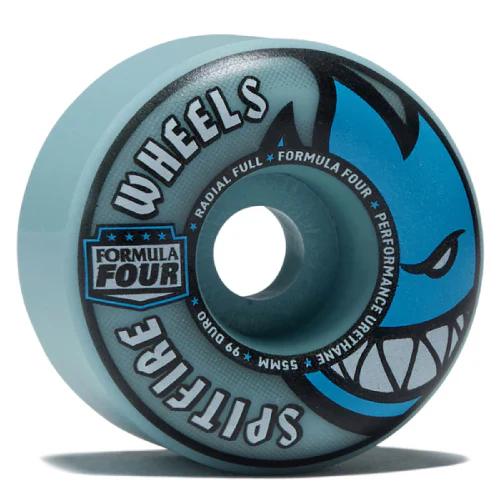 Spitfire F4 Radial Full Light Blue Wheels 55MM 99D