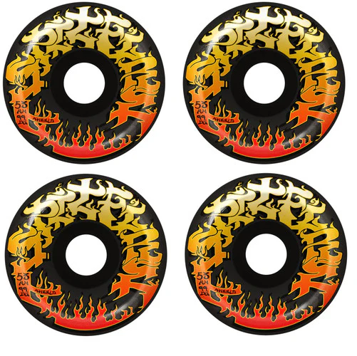 Spitfire F4 Savie Conical Full Wheels Black 53MM 99D - Image 2