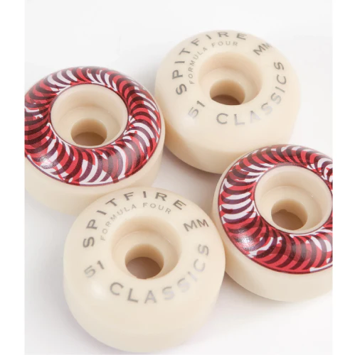 Spitfire F4 Classic Wheels Camo Red 51MM 99D - Image 2