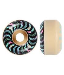 Spitfire F4 Classic Floral Swirl Wheels 52MM 99D - Image 3