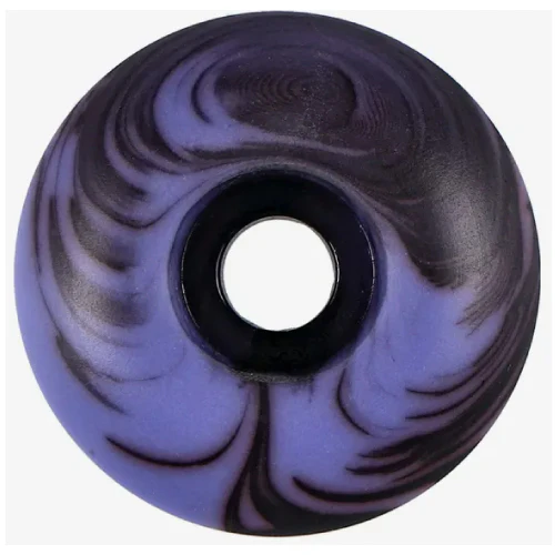 Spitfire F4 Classic Skate Like a Girl Wheels Black, Lavender Swirl 57MM 99D - Image 2