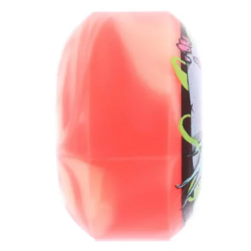 Spitfire F4 Classic Skate Like a Girl Wheels Natural, Coral Swirl 56MM 99D - Image 3