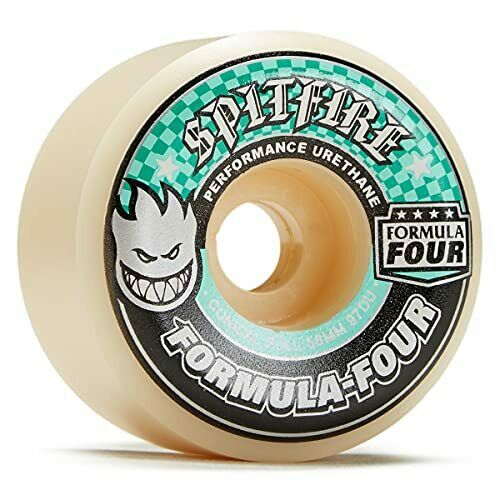 Spitfire F4 Conical Full Wheels Natural/Teal 97D - Image 5