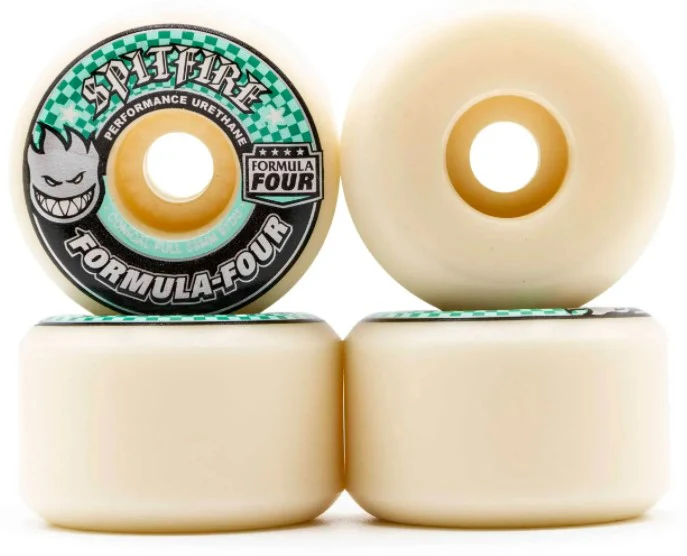 Spitfire F4 Conical Full Wheels Natural/Teal 97D - Image 6
