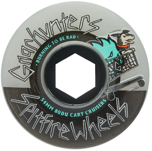 Spitfire Radial Full Gnarhunters Cart Cruiser Wheels 54MM 80HD