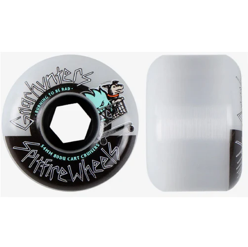 Spitfire Radial Full Gnarhunters Cart Cruiser Wheels 54MM 80HD - Image 4
