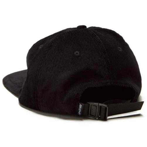 Spitfire Lil Bighead Strapback Hat - Black Corduroy/White - Image 2