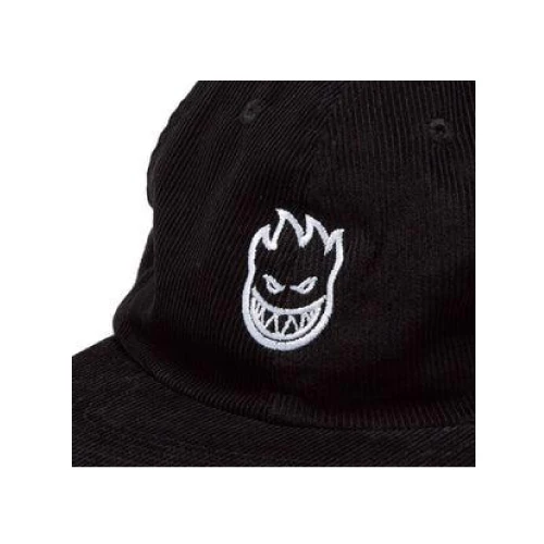 Spitfire Lil Bighead Strapback Hat - Black Corduroy/White - Image 3