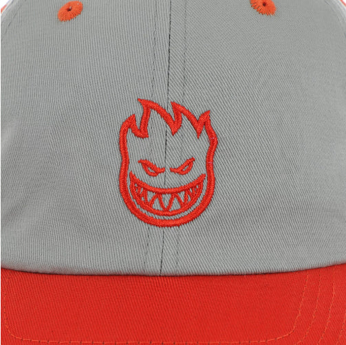 Spitfire Lil Bighead Strapback Hat - Grey/Orange - Image 2