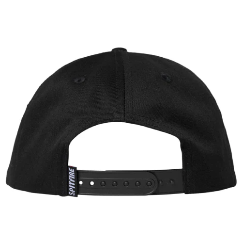 Spitfire Old E Drop Snapback Hat - Black/White - Image 2