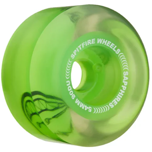 Spitfire Sapphires Conical Full Wheels Neon Green 54MM 90D - Image 3