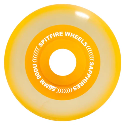 Spitfire Sapphires Conical Full Wheels Neon Orange 56MM 90D - Image 2