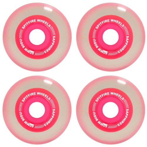 Spitfire Sapphires Conical Full Wheels Neon Pink 60MM 90D - Image 3