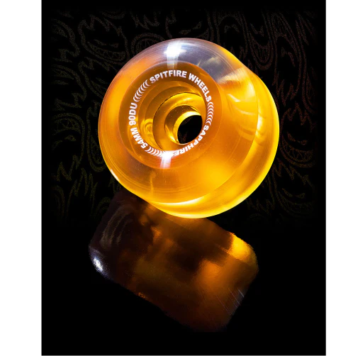 Spitfire Sapphires Radial Wheels Clear/Orange 54MM 90D - Image 4