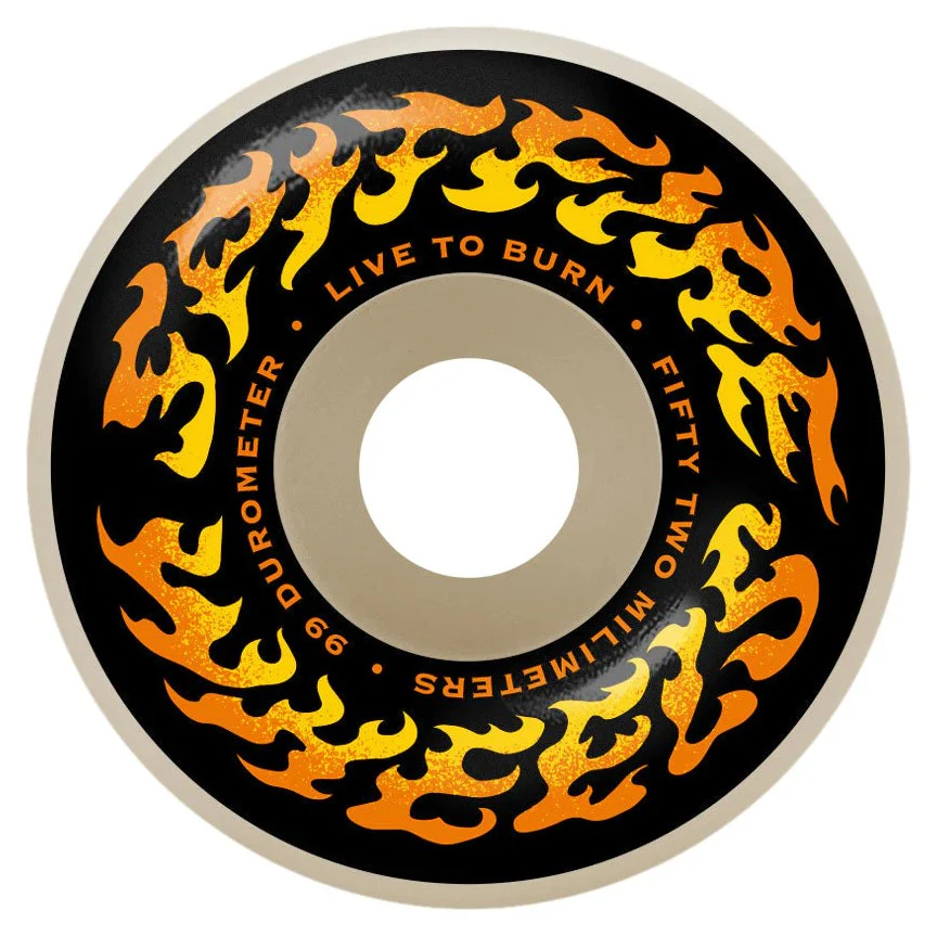 Spitfire Classic Torched Script Wheels 52MM 99D