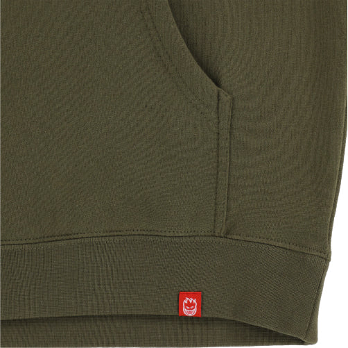 Spitfire Vortex Classic Hoodie - Army/Gold - Image 3