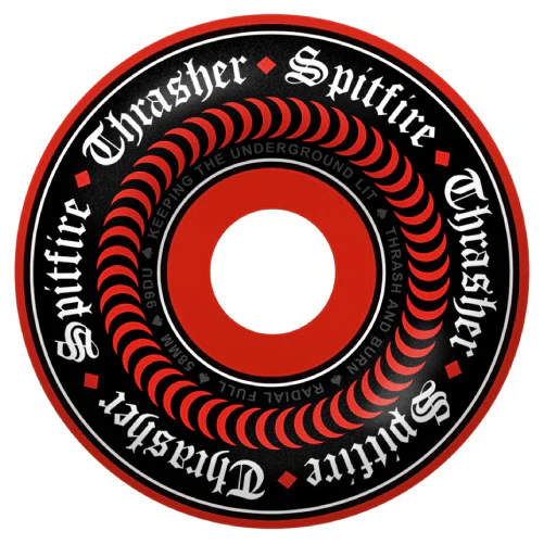 Spitfire X Thrasher F4 Radial Full Oath Wheels 58MM 99D