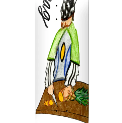 There Shag Pineapple Shaggu True Fit Skateboard Deck 8.25" - Image 2