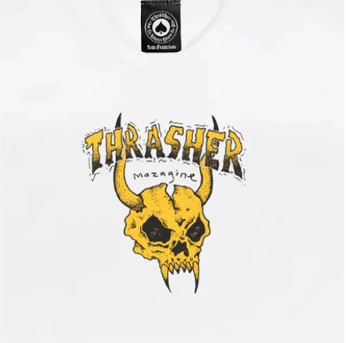 Thrasher Barbarian Tee - White - Image 3