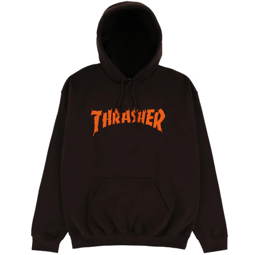 Thrasher X Neckface Burn It Down Hoodie - Dark Chocolate - Image 2