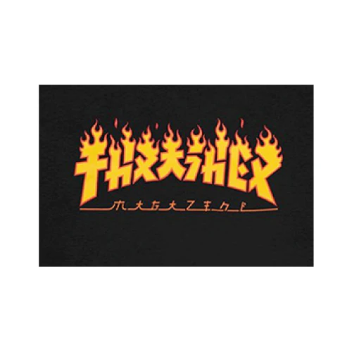 Thrasher Godzilla Flame Tee - Black - Image 2