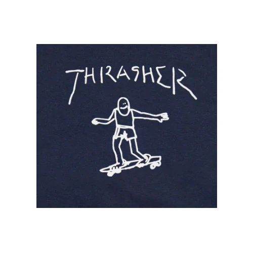 Thrasher Gonz Tee - Navy/White - Image 2