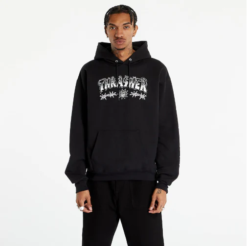 Thrasher Mike Gigliotti Barbed Wire Hoodie - Black - Image 4