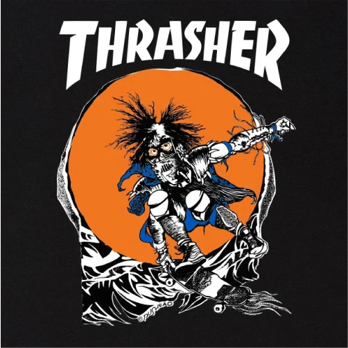 Thrasher Pushead Outlaw Tee - Black - Image 2