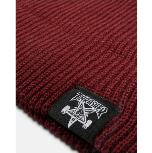 Thrasher Skate and Destroy Beanie - Maroon - Image 2